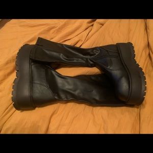 Slacker Knee High Demonia Platform boots